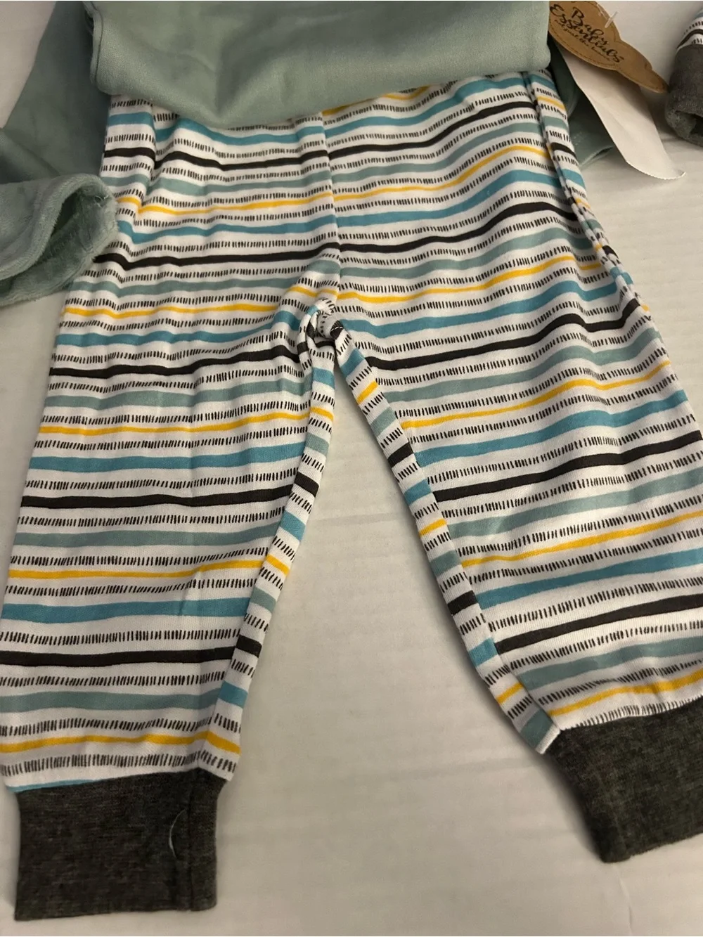 NWT Baby Essentials Four-Piece Outfit Set with lovey 9M
